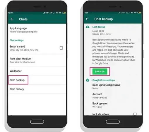  GB WhatsApp backup